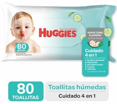 Huggies Toallitas húmedas Cuidado 4 en 1 x80