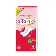 Nonisec Recto Básico 25% + Gel Talle G x 20 u.
