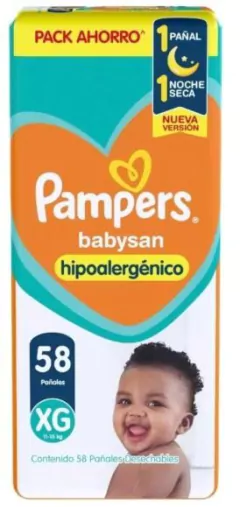 Pampers Babysan Hipoalergenico (M, G, XG, XXG)