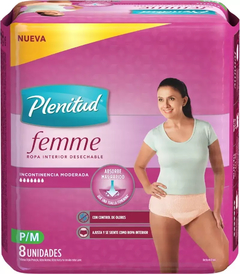Plenitud Mujer Fit Talle P/M x 8 u.