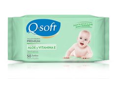 Toallas Húmedas Q-Soft Aloe x 50 u.