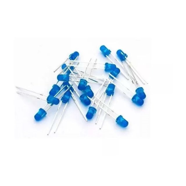 100 x Led 3mm Azul - comprar online