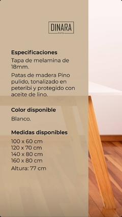 Mesa Escandinava + 6 sillas Eames - Dinara Home