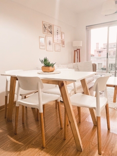 MESA ESCANDINAVA + 4 SILLAS MILAN