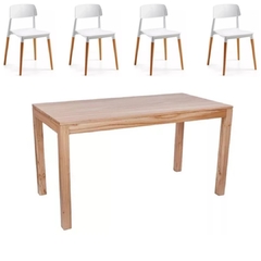 Mesa Paraíso + 4 sillas MILAN