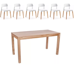 Mesa Paraíso + 6 sillas MILAN - comprar online