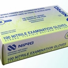 Guantes de Nitrilo talle s/m/l x 100 guantes