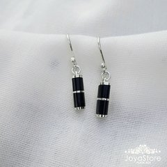 AROS CON PIEDRA NEGRA