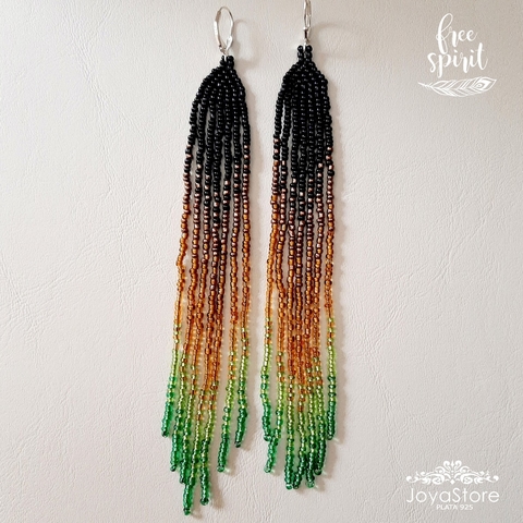 aros colgantes tipo aborigen