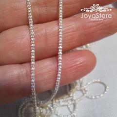 cadena de plata 2 mm
