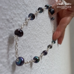 COLLAR PULSERA DE PERLA NATURAL - comprar online