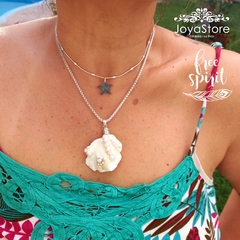 DIJE CONCHA MARINA, PERLAS Y PLATA - comprar online