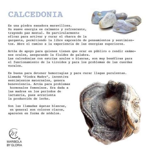 ANILLO DE PLATA Y CALCEDONIA