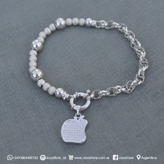 PULSERA DE BOLITAS Y CADENA