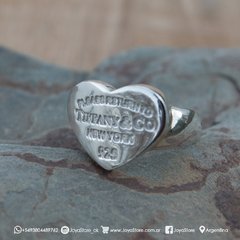 ANILLO CORAZÓN TIFFANY en internet