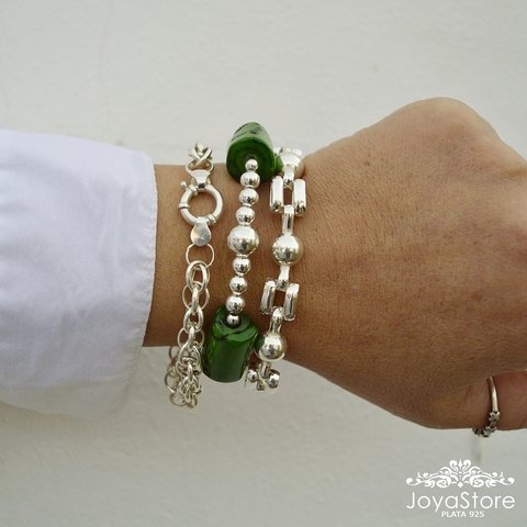 PULSERA COMBINADA CON BOLAS