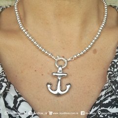 DIJE ANCLA DE PLATA