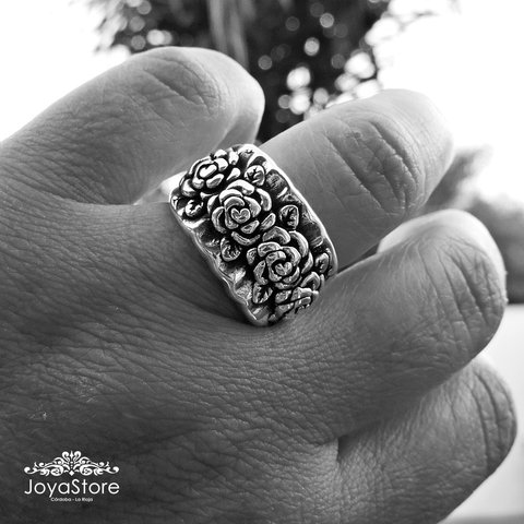 ANILLO INFLADO FLORES