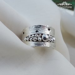anillo de plata