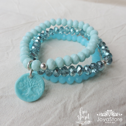 pulseras cristal arbol de la vida