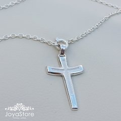 DIJE CRUZ DE PLATA
