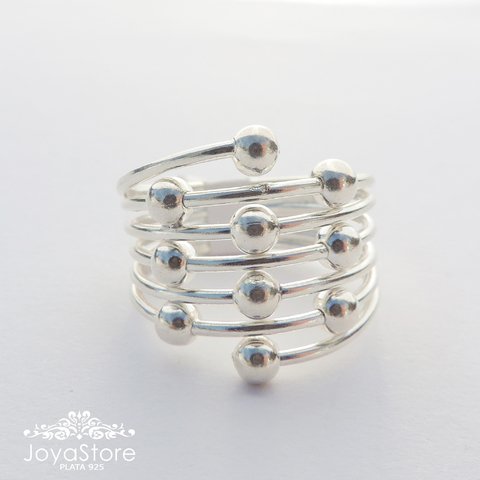 ANILLO CON BOLITAS