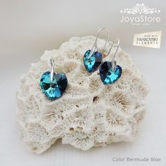 Conjunto Dije y Aros Corazón 14 mm SW - comprar online
