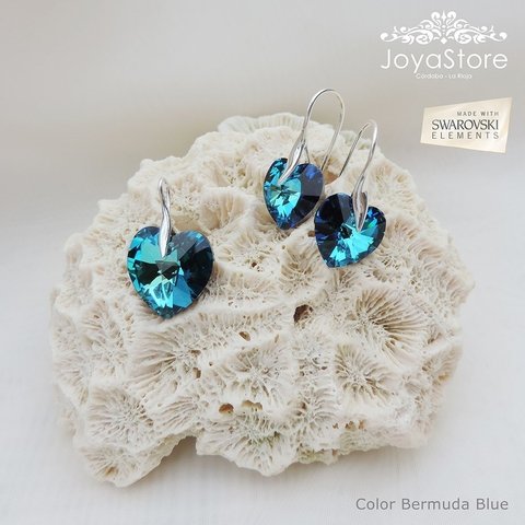 Conjunto Dije y Aros Corazón 14 mm SW en internet