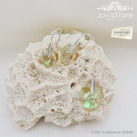 Conjunto Dije y Aros Corazón 14 mm SW en internet
