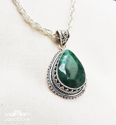 DIJE DE PLATA Y PIEDRA - comprar online