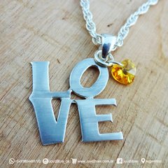 DIJE LOVE CON CRISTAL