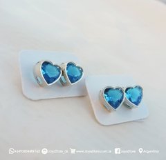 AROS CORAZON CRISTAL