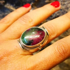 ANILLO PIEDRA ZOISITA