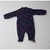 macacão pijama soft bebê menina menina unissex azul bolinhas