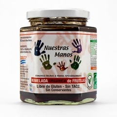 Mermelada Nuestras Manos artesanal Sin Tacc Orgánica 400gr. 11 variedades combinables