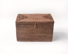 CAJAS DE RATTAN CON TAPA - tienda online