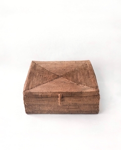 CAJA DE RATTAN CON TAPA en internet