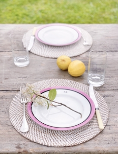 INDIVIDUAL RATTAN BLANCO 35D - comprar online