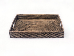 BANDEJA DE RATTAN RECTANGULAR en internet