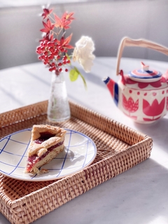 BANDEJA CUADRADA RATTAN - comprar online