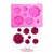 Molde Silicona - 7 Rosas