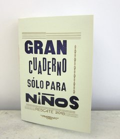Gran cuaderno sólo para niños