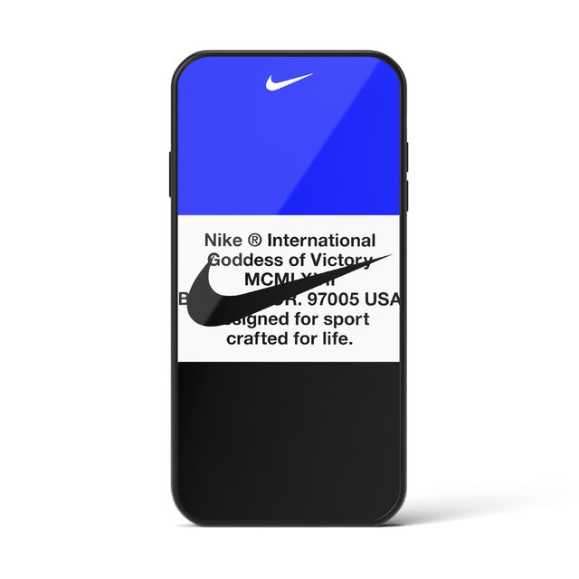 Funda Nike Frase Azul y Negra - Comprar en Banzai Cases