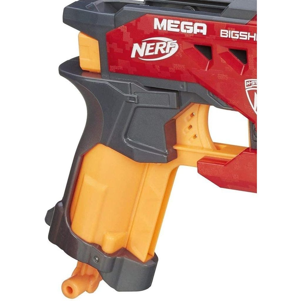 Lança Dardo Nerf Nstrike Mega Hotshock Nerf Vermelho/cinza/laranja