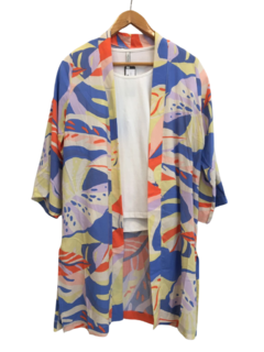 Kimono Fibrana Estampado Largo - tienda online