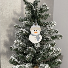 Enfeite para árvore - Boneco de neve