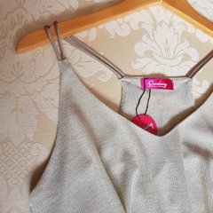 BLUSA LUREX ALÇA DUPLA - comprar online
