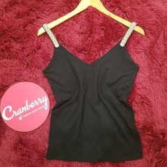 CAMISETA ALÇA DOURADA