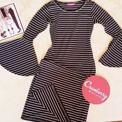Vestido Midi Listras