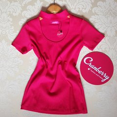 Blusa Choker Canelada